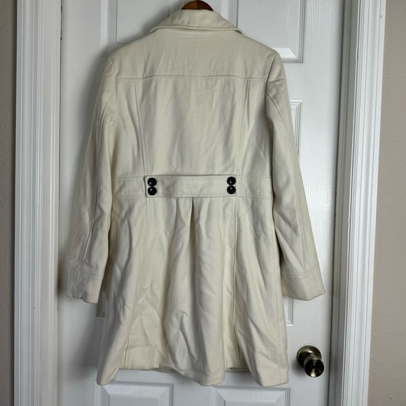 Old Navy Wool Blend White Coat - Picture 5 of 7
